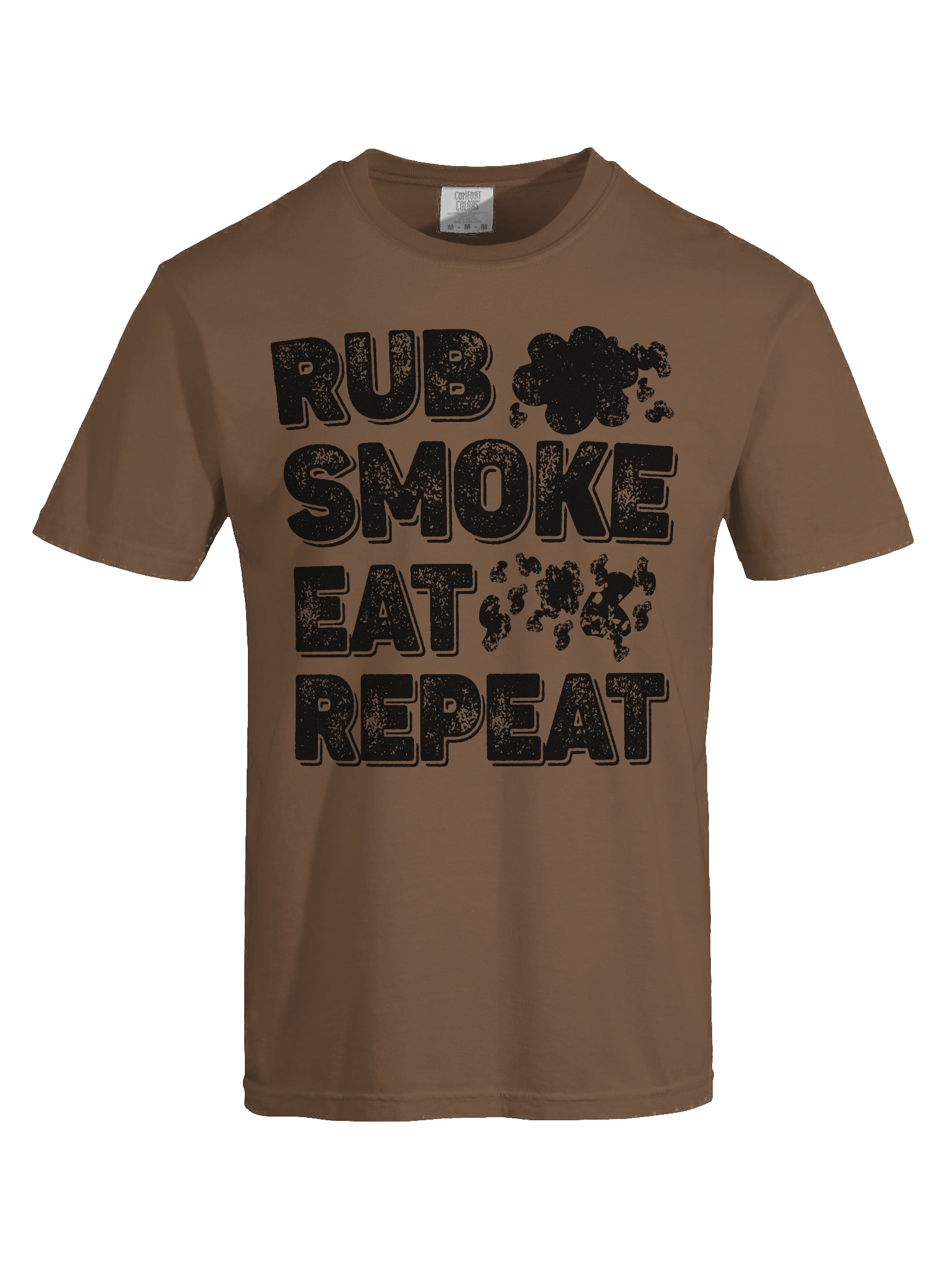 Rub Smoke Eat Repeat Grill Master Comfort Colors Tee product image (4)