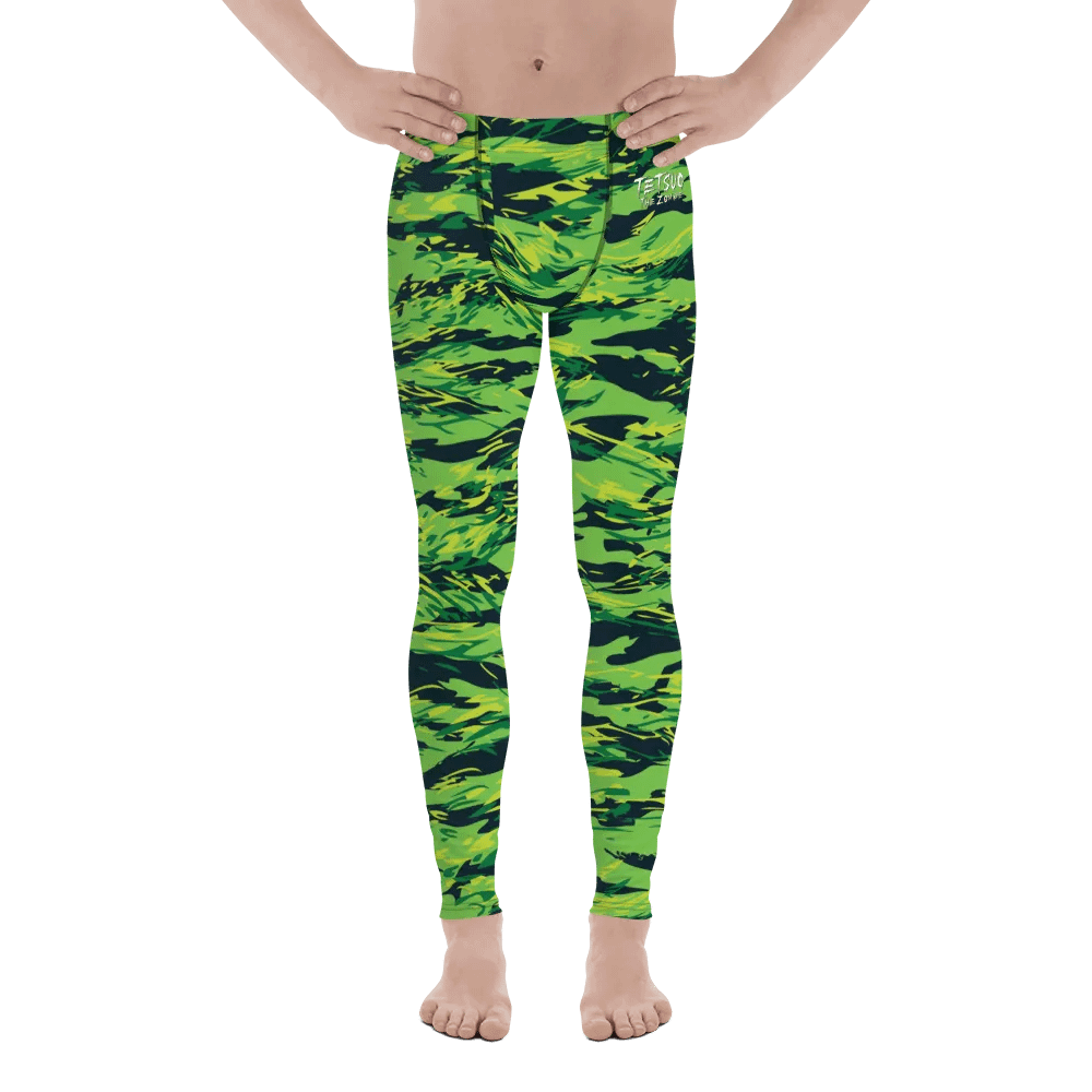Green Camo Men's Leggings product image (4)