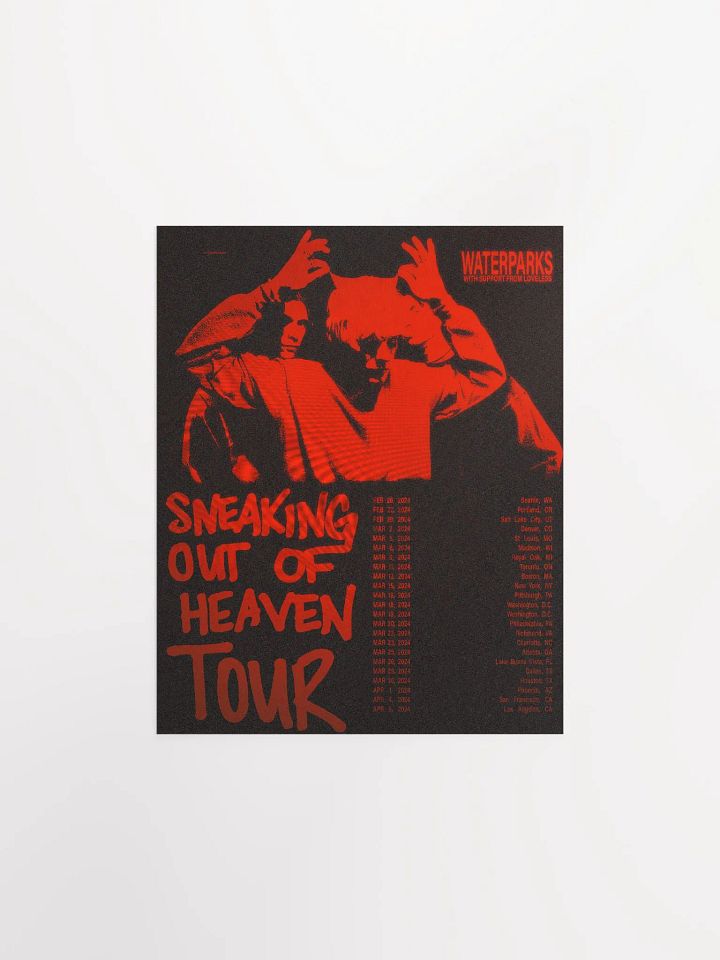 SOOH TOUR POSTER RED product image (2)