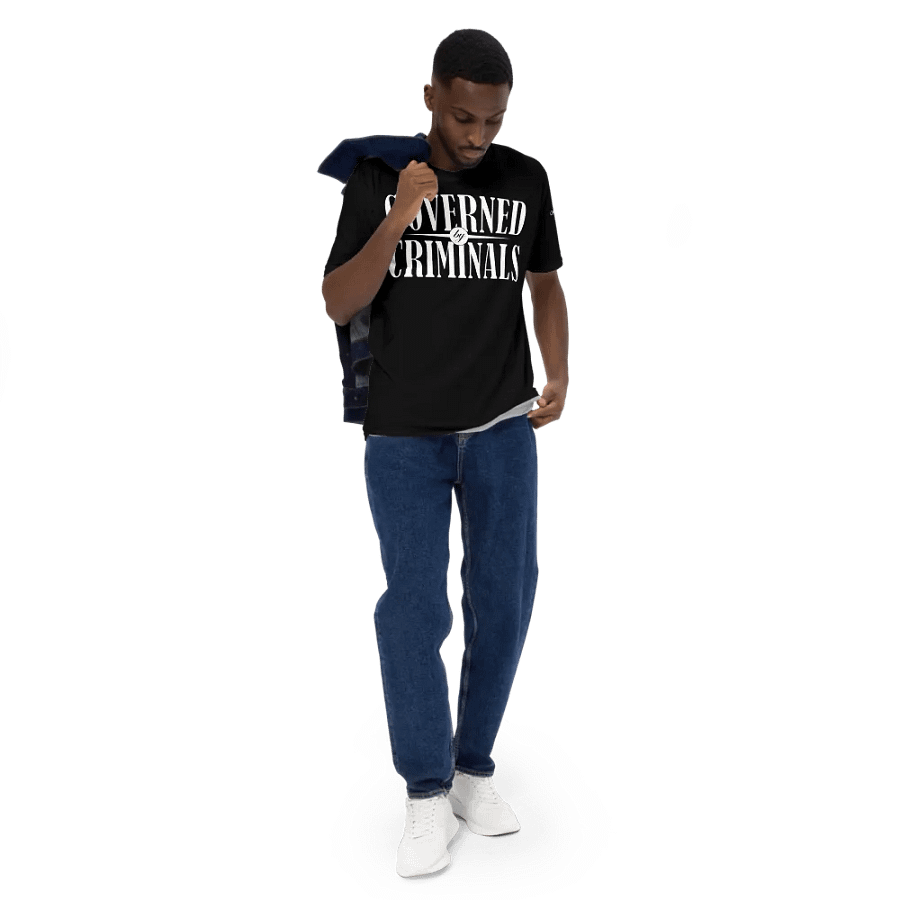 Governed By Criminals - USA - Black - Crew Neck T-Shirt product image (5)