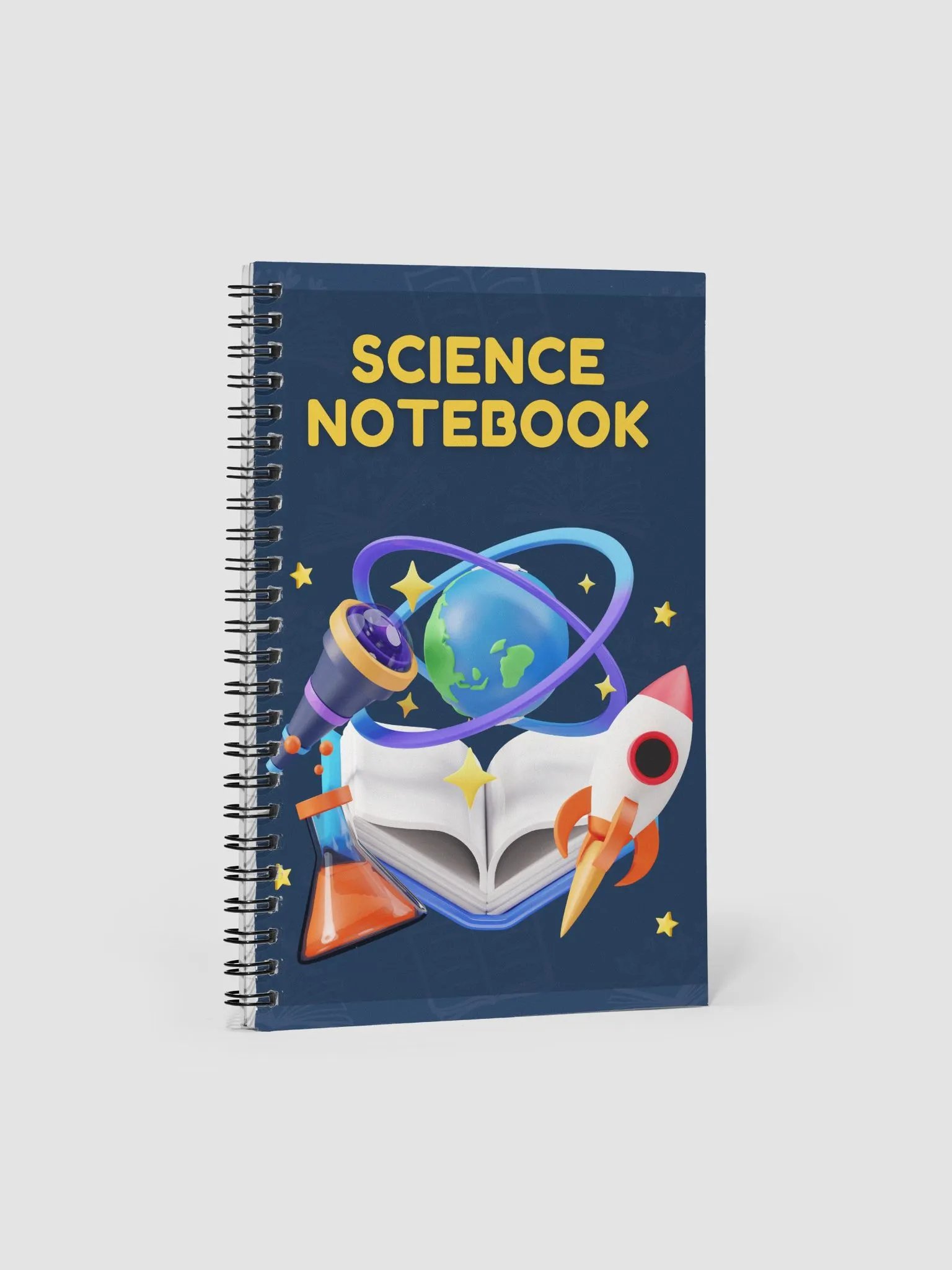 Cosmic Science Spiral Notebook product image (1)