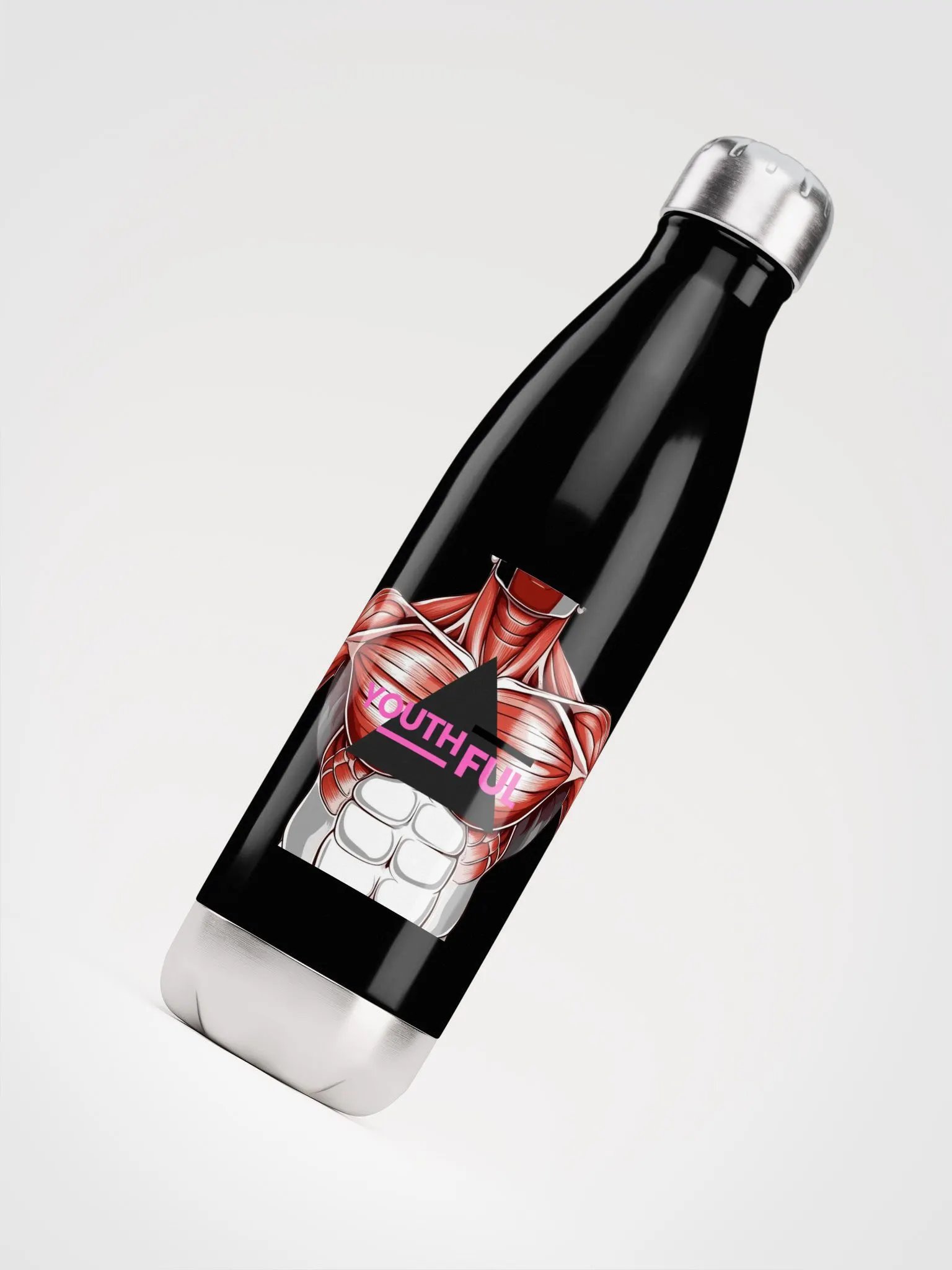 YHFL MUSCLES S. STEEL WATER BOTTLE product image (4)