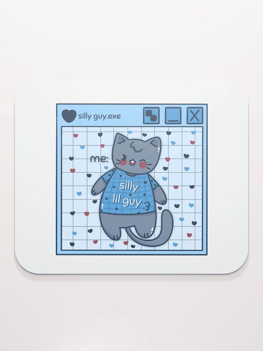 Silly Lil Guy Blue Mouse Mat product image (1)