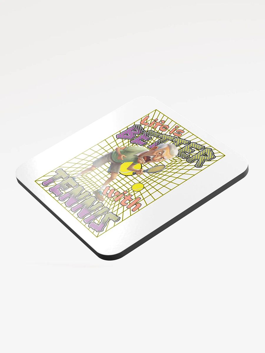 Life Is Better With Tennis Male Enthusiast Coaster product image (3)