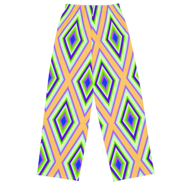 Colorful Diamonds Variation 2 Wideleg Pants product image (1)