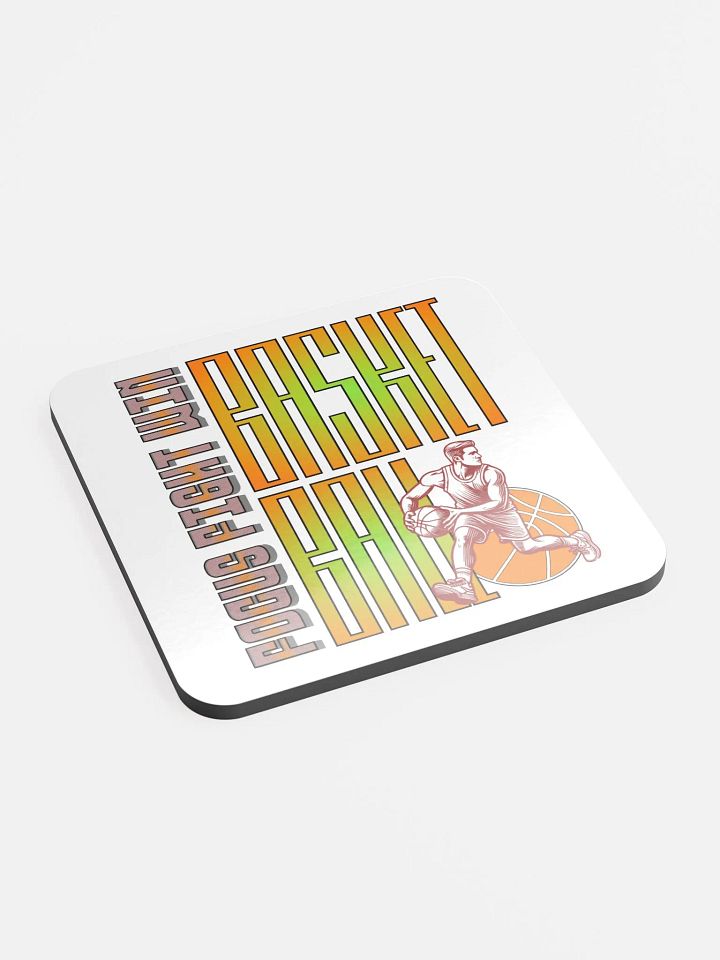 Focus Fight Win Basketball Coaster Set product image (2)