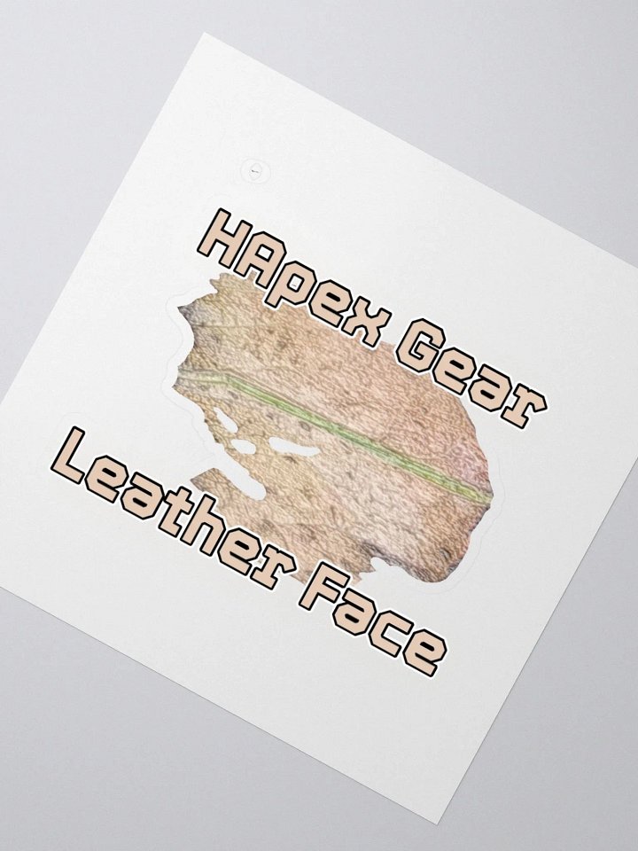 Kiss Cut Stickers - HApex Gear Leather Face product image (2)