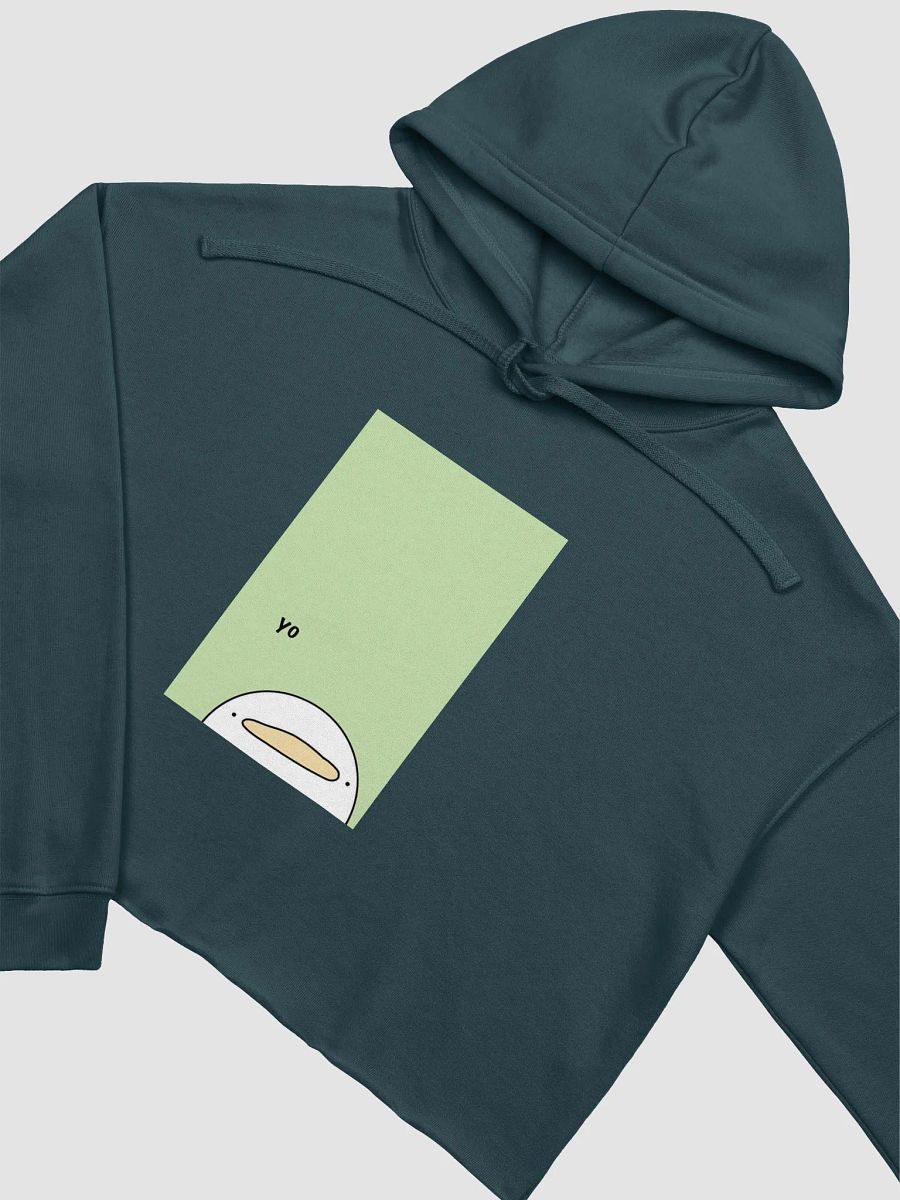 Meme Duck Peek Crop Hoodie product image (20)