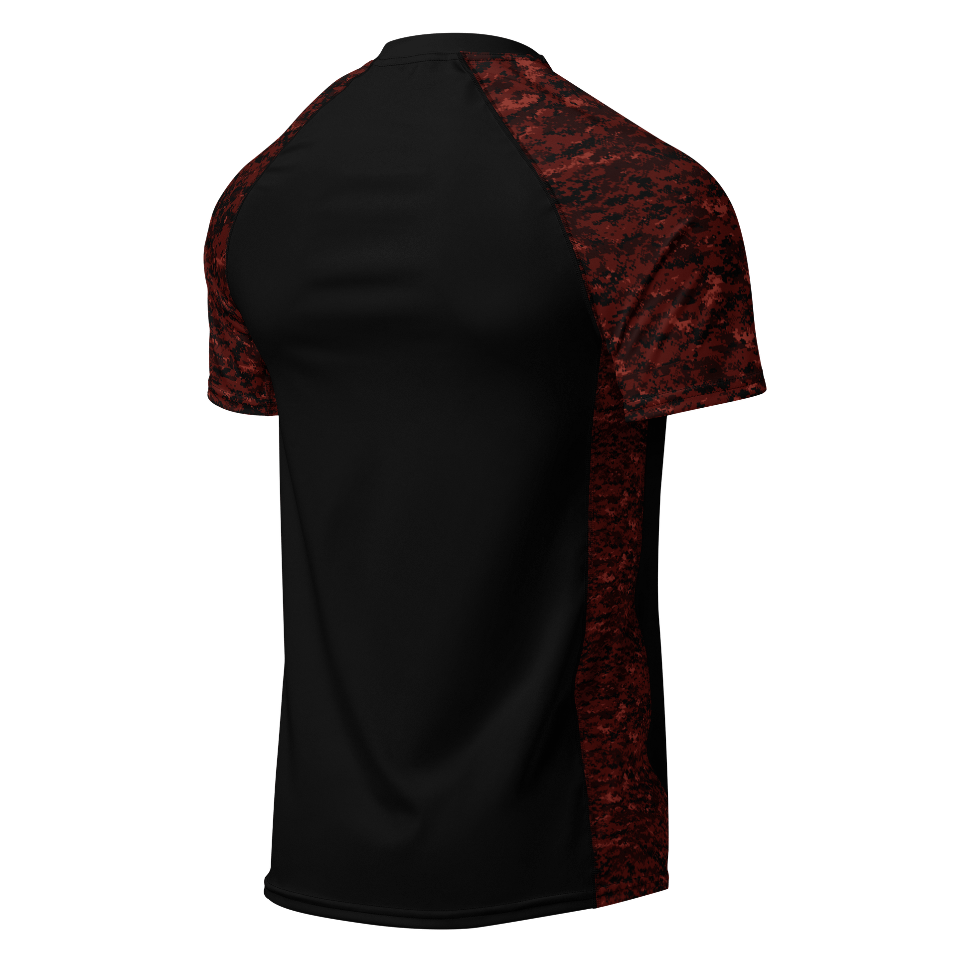 Red Camo Hybrid Compression Tee product image (2)