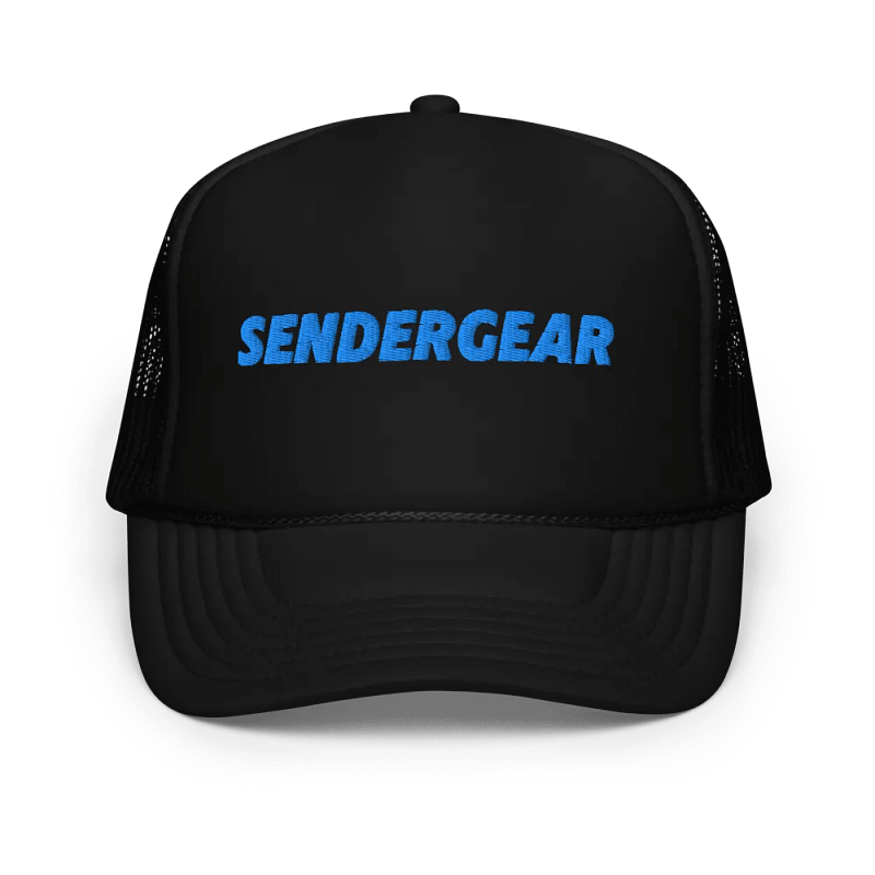 SENDER GEAR BLACK/TEAL HAT