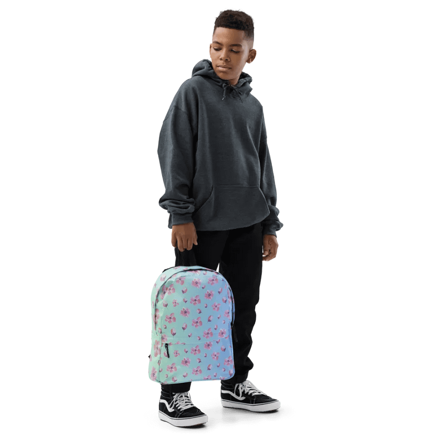 Blossom Bliss All-Over Print Backpack for feminine ladies girls product image (6)