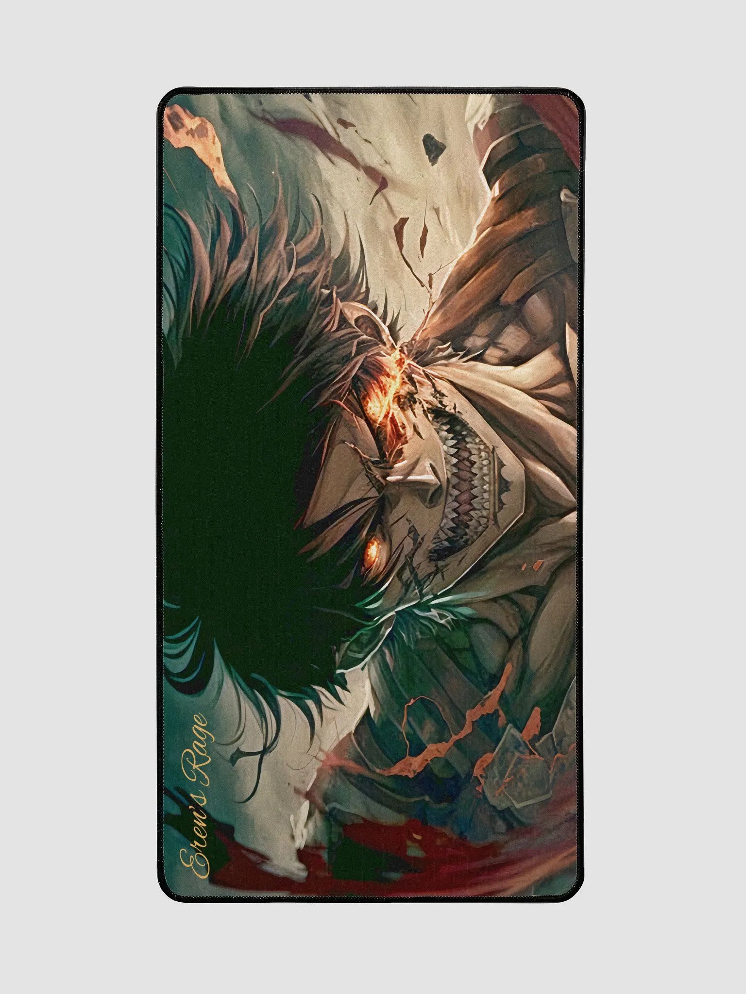 Eren's Rage Large Extended Mouse Pad - Durable & Non-Slip Base product image (2)