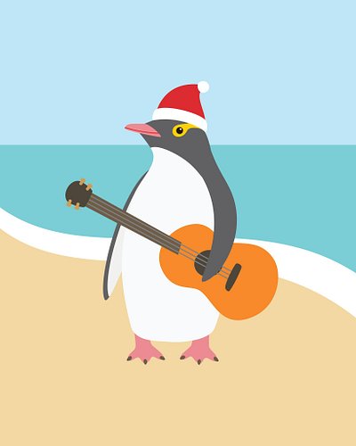 Little #hoiho and his guitar 🎸