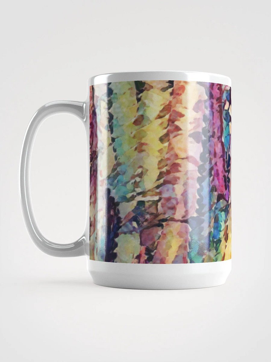 Abstract Graphic | White Coffee Mug | Kaleidoscope Succulent product image (1)