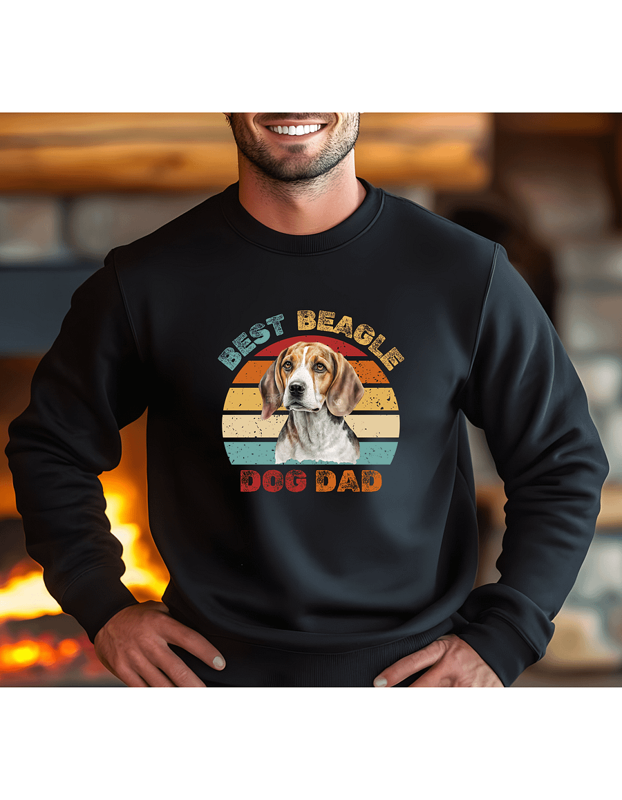 Best Beagle Dog Dad Sweatshirt product image (1)
