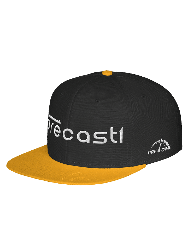 Forecast Black Snapback Flat Visor product image (2)