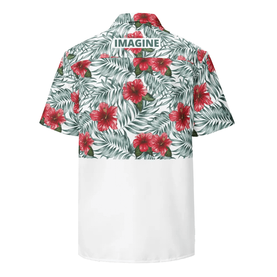 Hibiscus Leaf Design | Unisex Hawaiian Shirt product image (6)