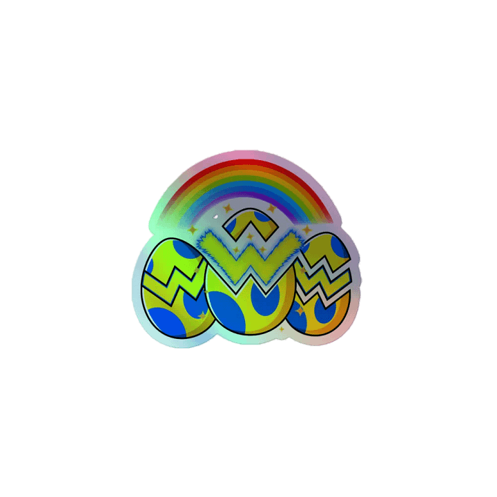 Wesakai Egg Rainbow Sticker product image (1)