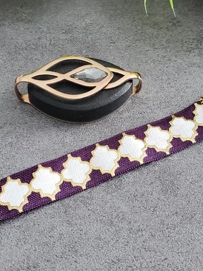 Royal Marrakech Elastic Bracelet | Handmade Accessory for Bellabeat Leaf Urban & Ivy product image (2)