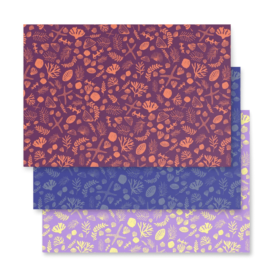 Ocean Hues Wrapping Paper Set product image (7)