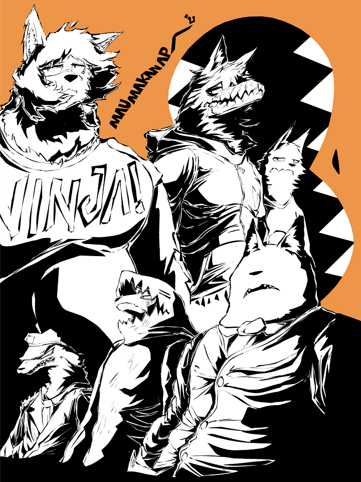 POSTERS | MMA FAN-ART #1 (B&W EDITION) Paper product image (2)