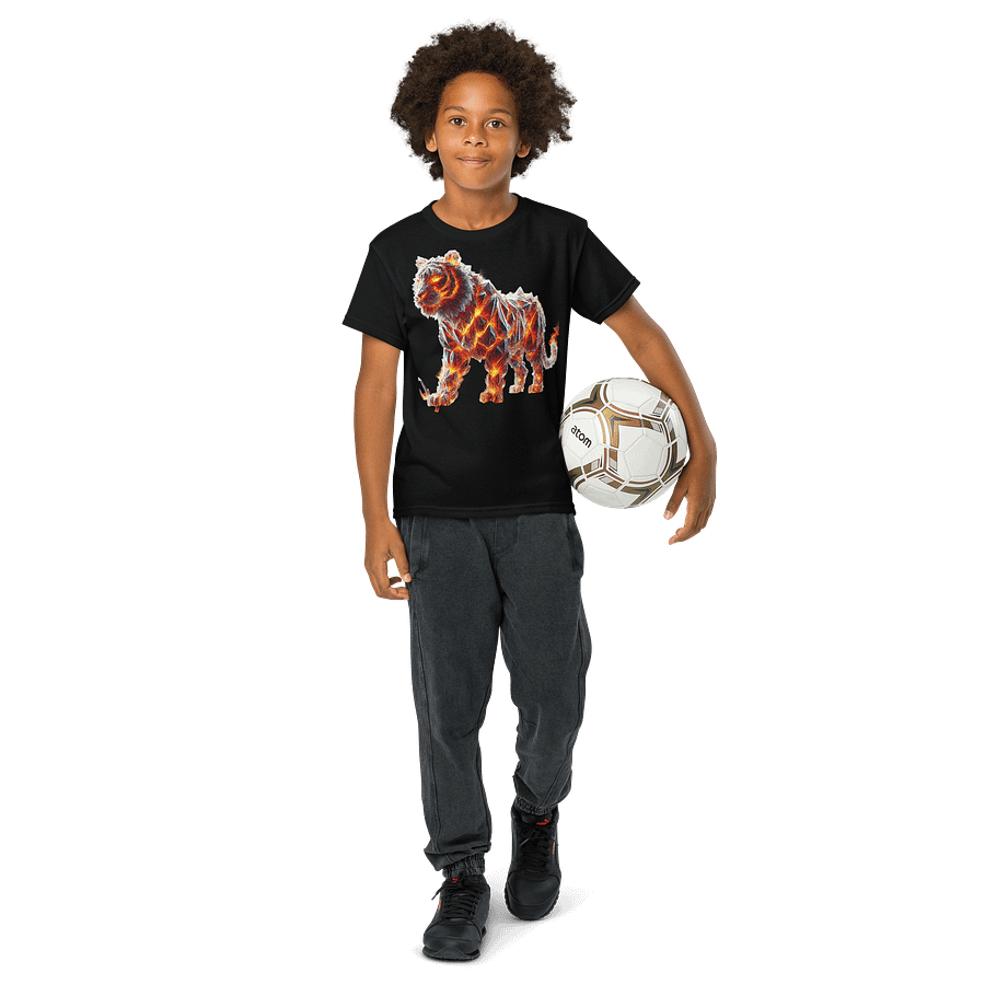 Crystallized Fire Tiger Youth Shirt product image (8)