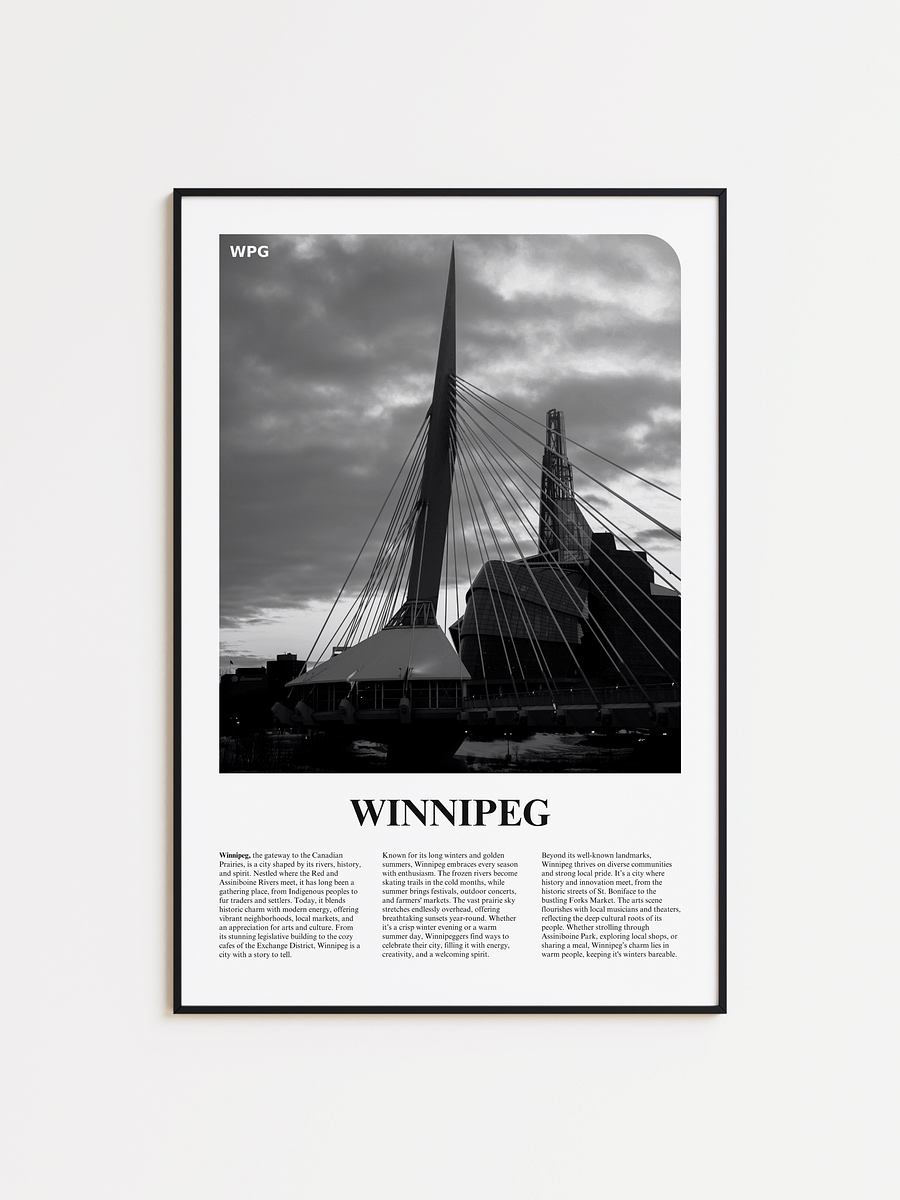 Winnipeg 01 Newspaper Poster product image (1)