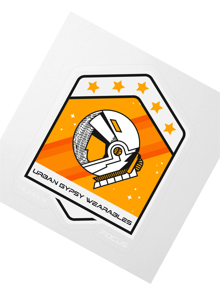 Human Focus Space Emblem Sticker product image (2)