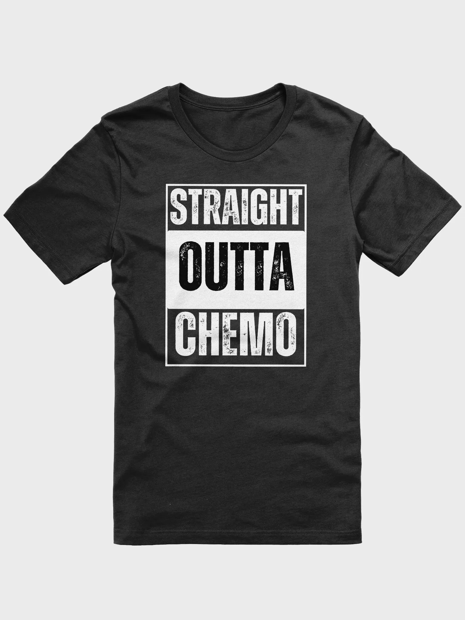 Straight Outta Chemo Shirt Battle Cancer Awareness T-Shirt product image (1)