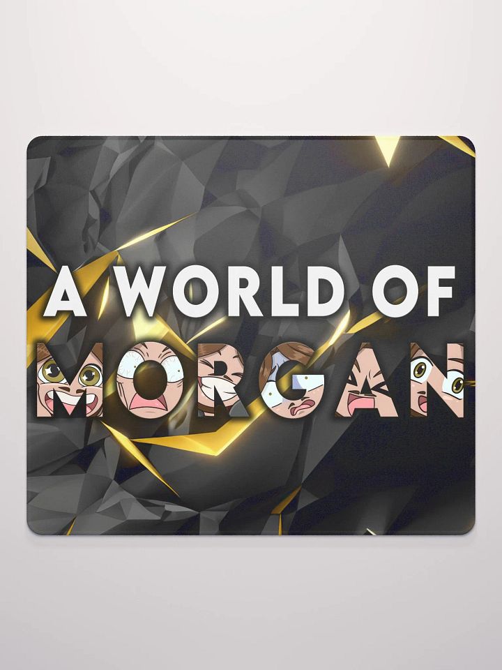 A World of Morgan Deskmat - Black and Gold product image (4)