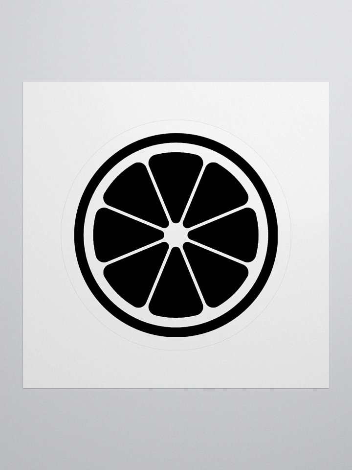 MIKAN Sticker(White×Black) product image (3)
