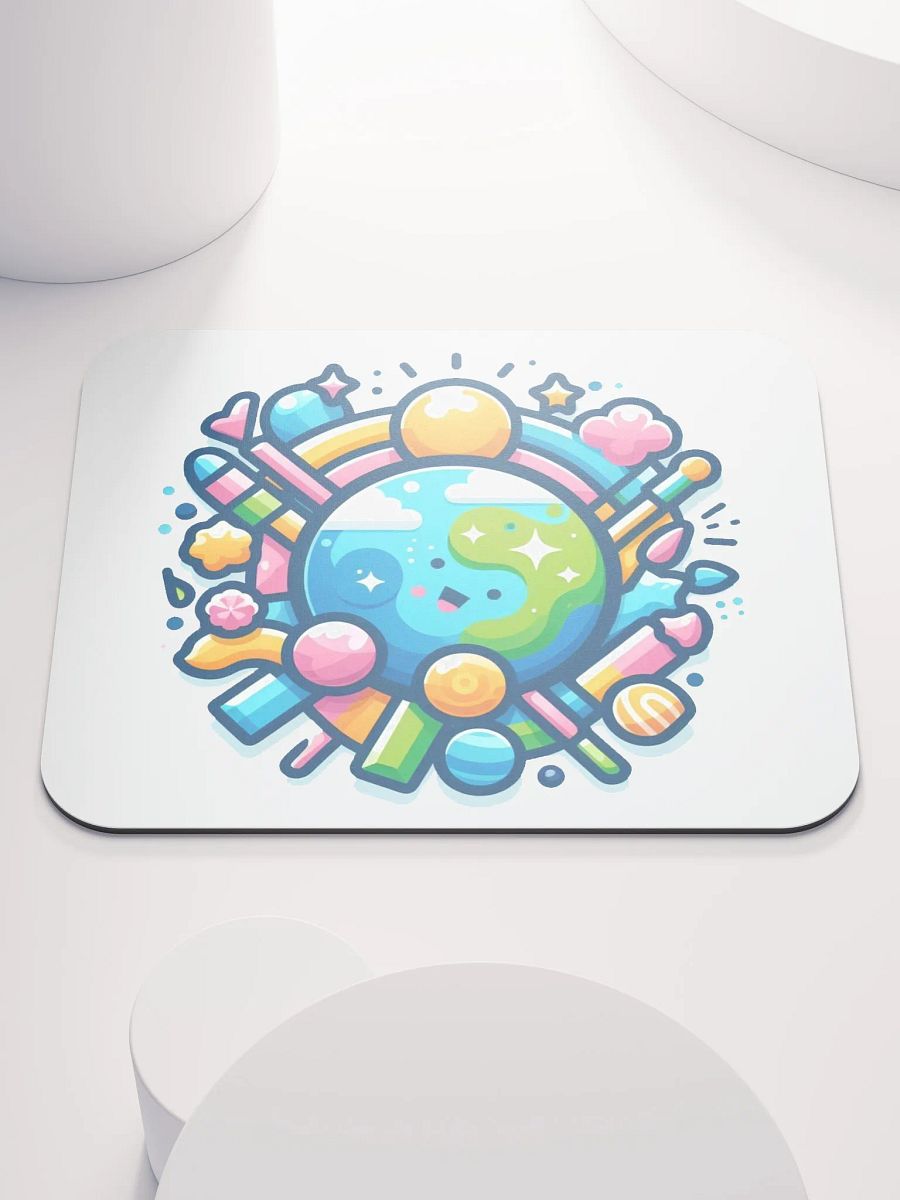 Whimsical Earth Mouse Pad product image (1)
