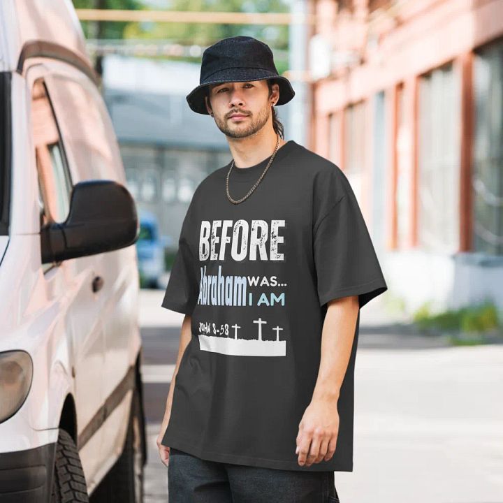 Before Abraham was... I am unisex T-shirt product image (2)