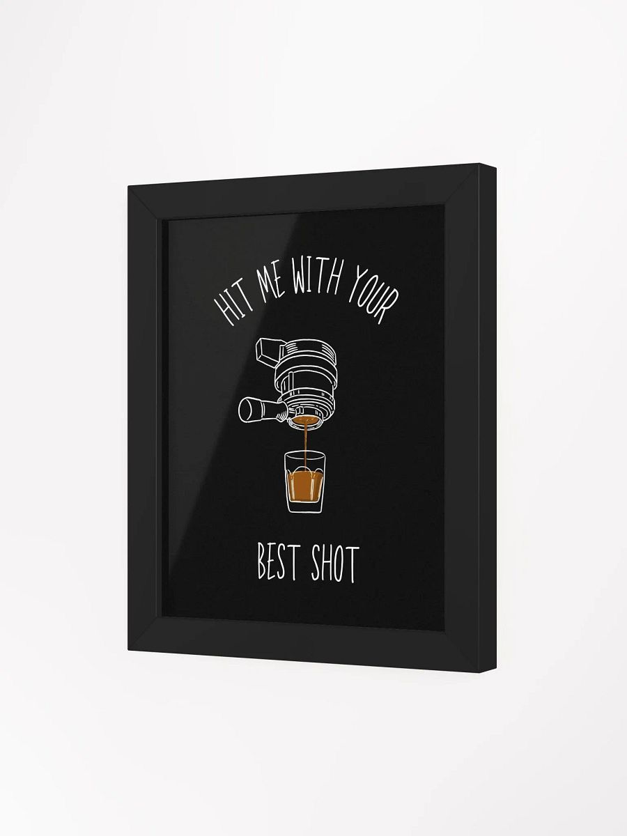Hit Me With Your Best Shot Framed Print product image (88)