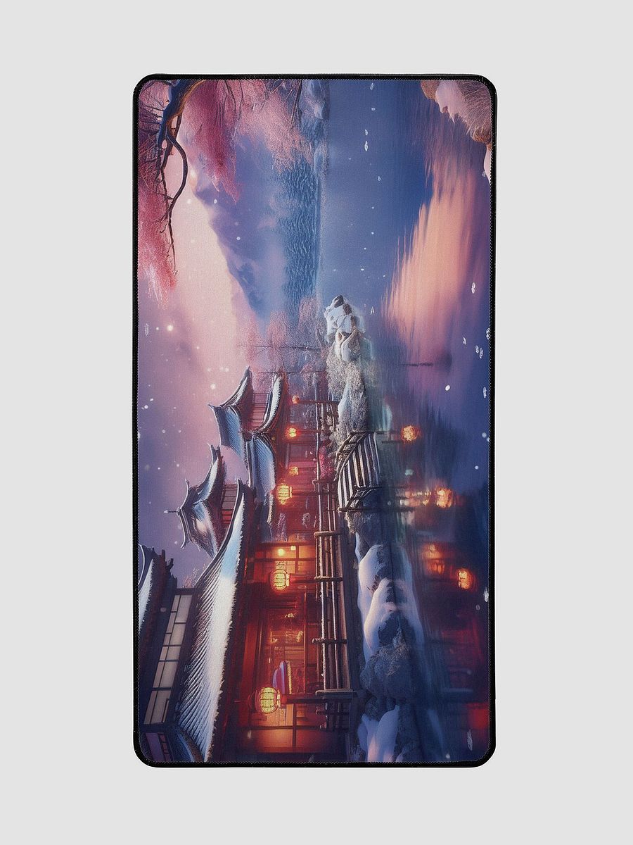 Snowy Nights Large Desk Mat (15.5 x 31.5) product image (4)