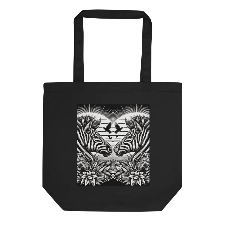Symmetrical Serenity Zebra Tote Bag product image (2)