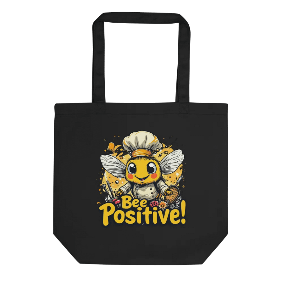 Bee Positive! Eco-Friendly Tote Bag product image (1)
