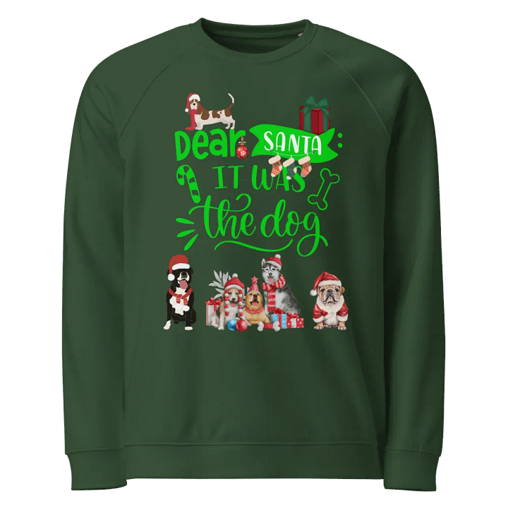 Raglan Festive Sweatshirt Santa Paws product image (1)
