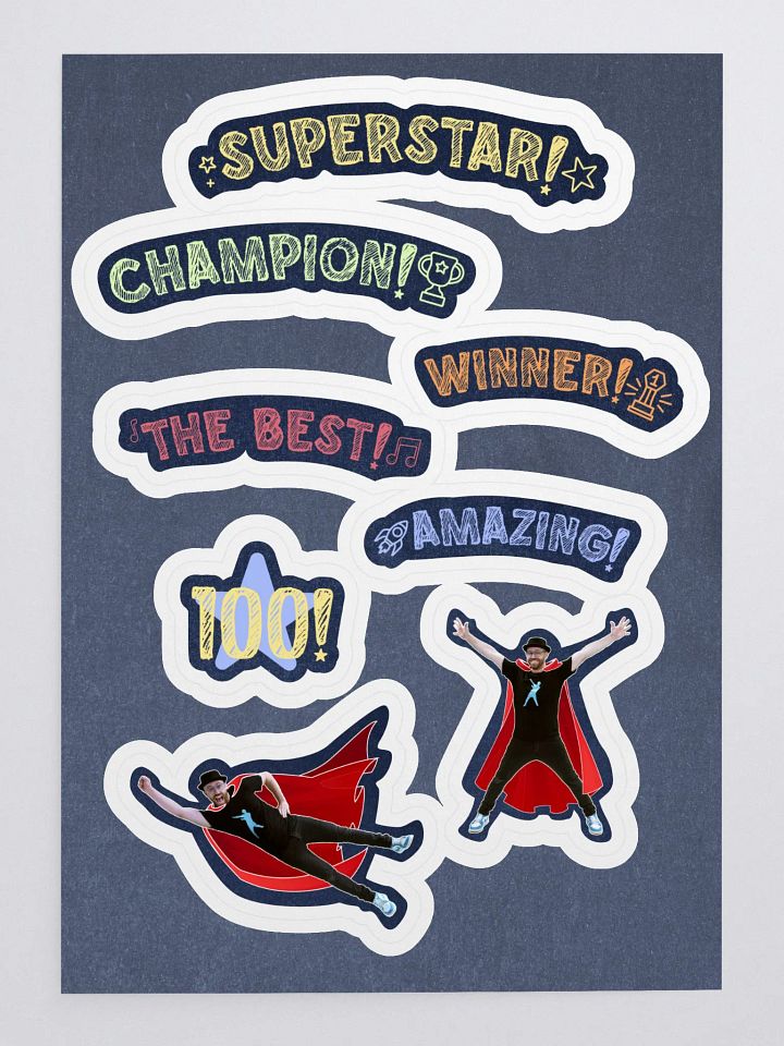 Superstar Sticker Sheet | DJ Raphi product image (2)