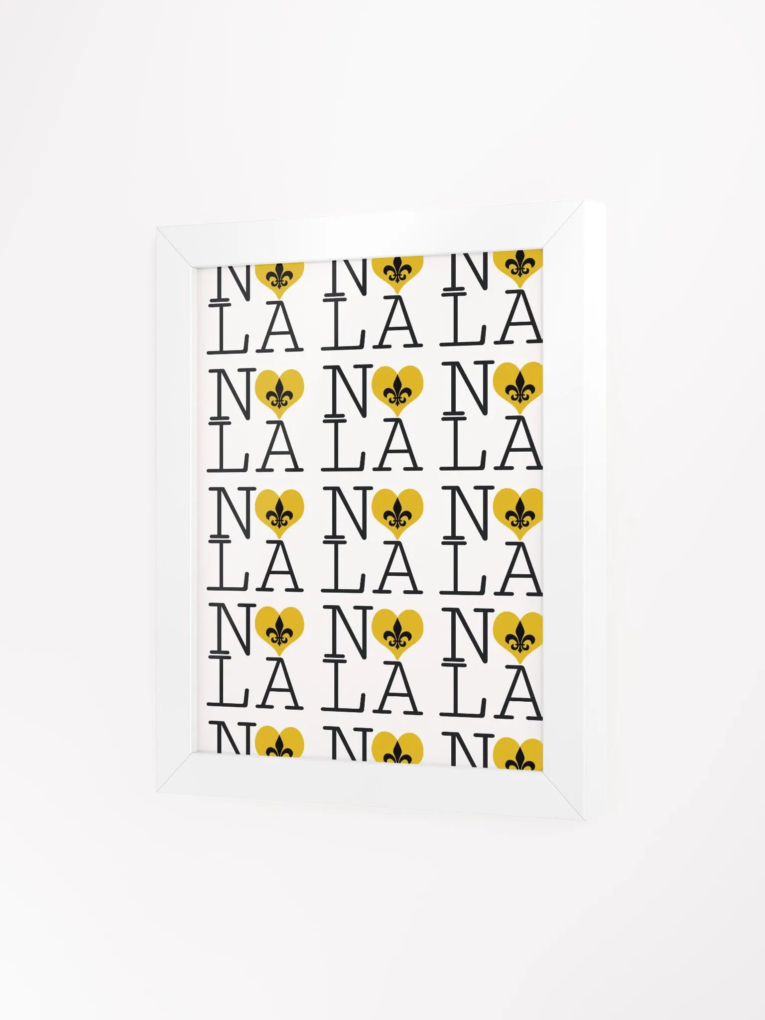 I LOVE NOLA **LEGACY POSTER** (GOLD HEART INFINITY WALL) product image (93)