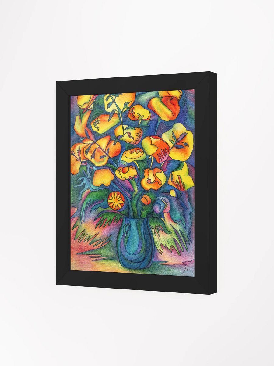 Vibrant Bouquet Framed Matte Poster - Yellow flowers product image (8)