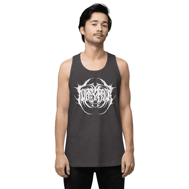 Furry Trash Metal Logo Tank - White Print product image (2)