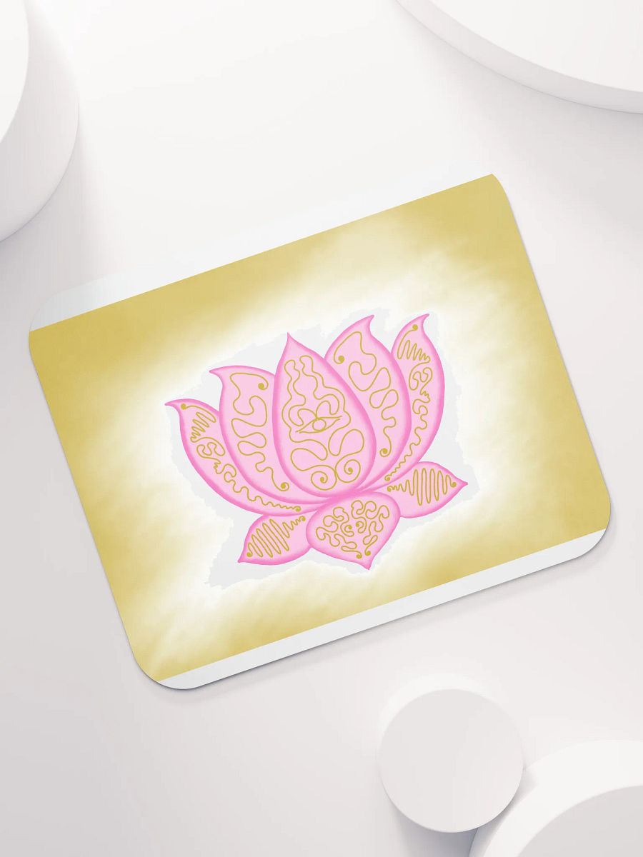 Golden Lotus Mouse Pad product image (7)