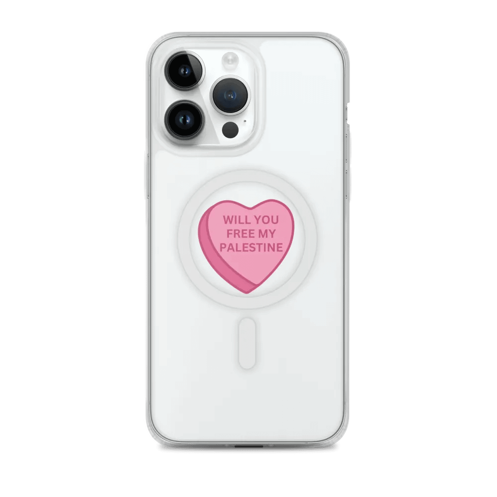 Will You Free My Palestine iPhone Case WYFMP MegSafe product image (1)