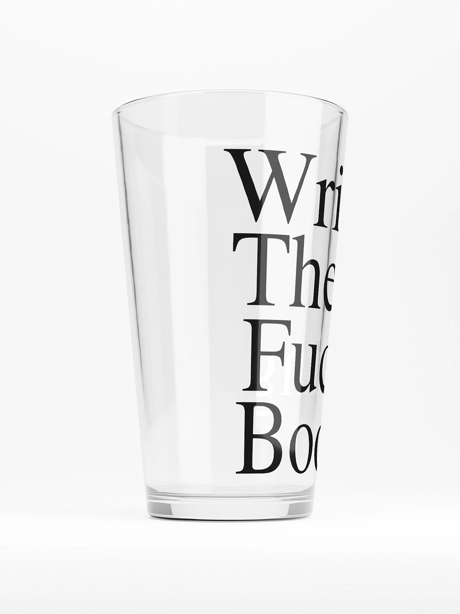 Write the Fucking Book Shaker Pint Glass product image (2)
