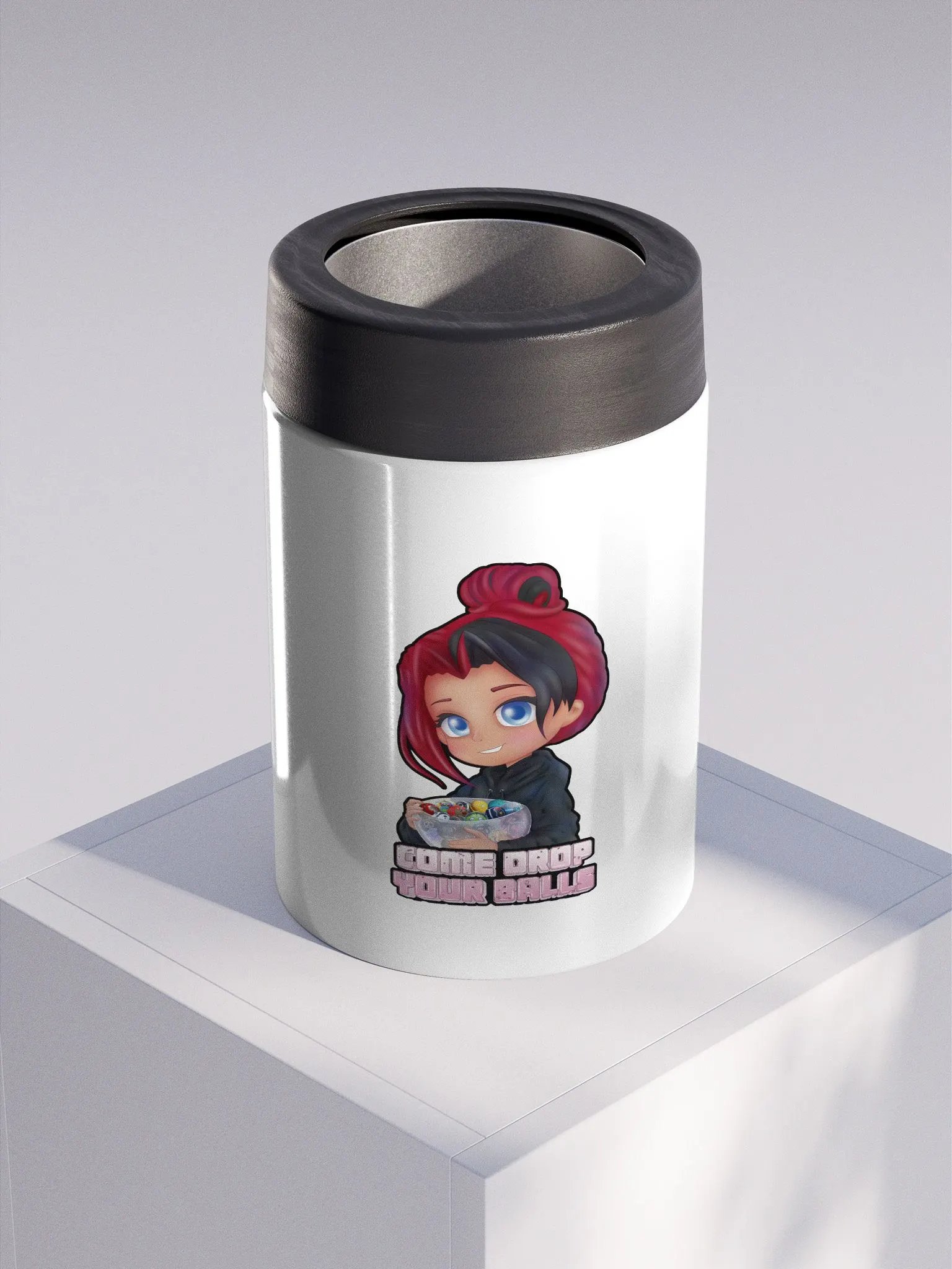 Drop Your Balls Koozie (Pink) product image (3)