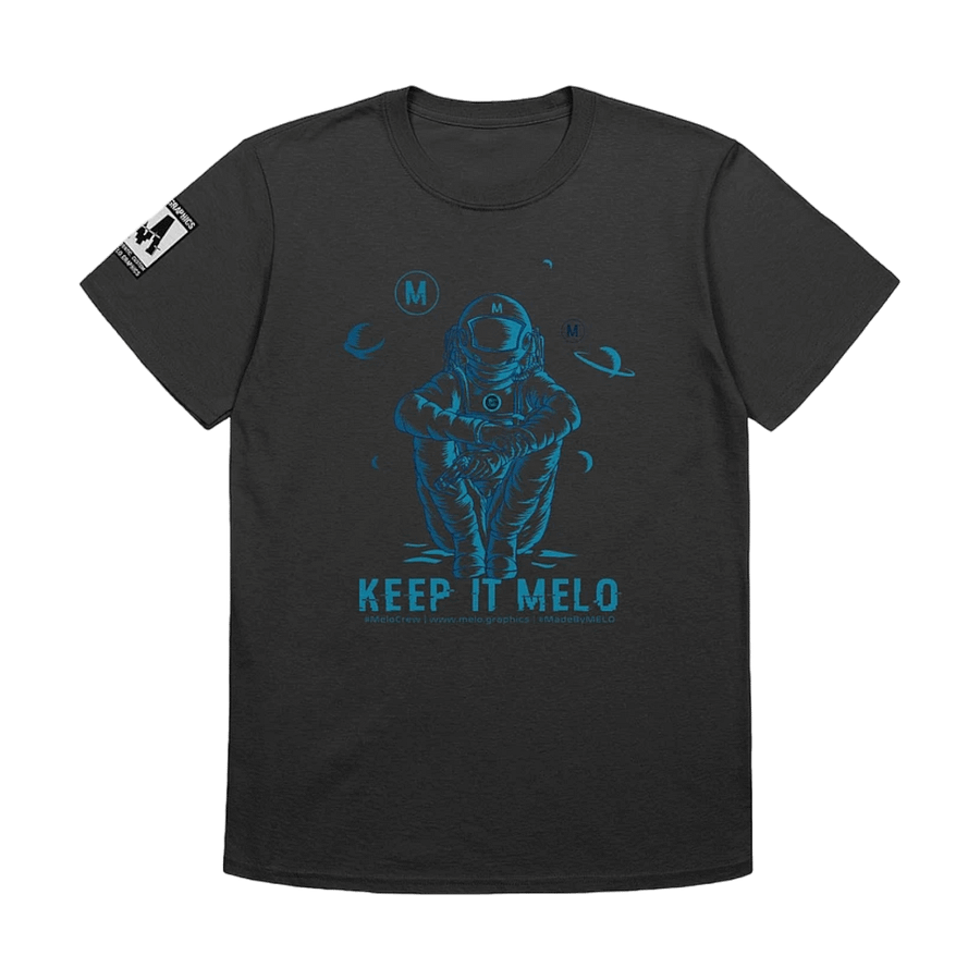 #MeloCrew Vibes: Blue - Basic T-Shirt | #MadeByMELO product image (2)