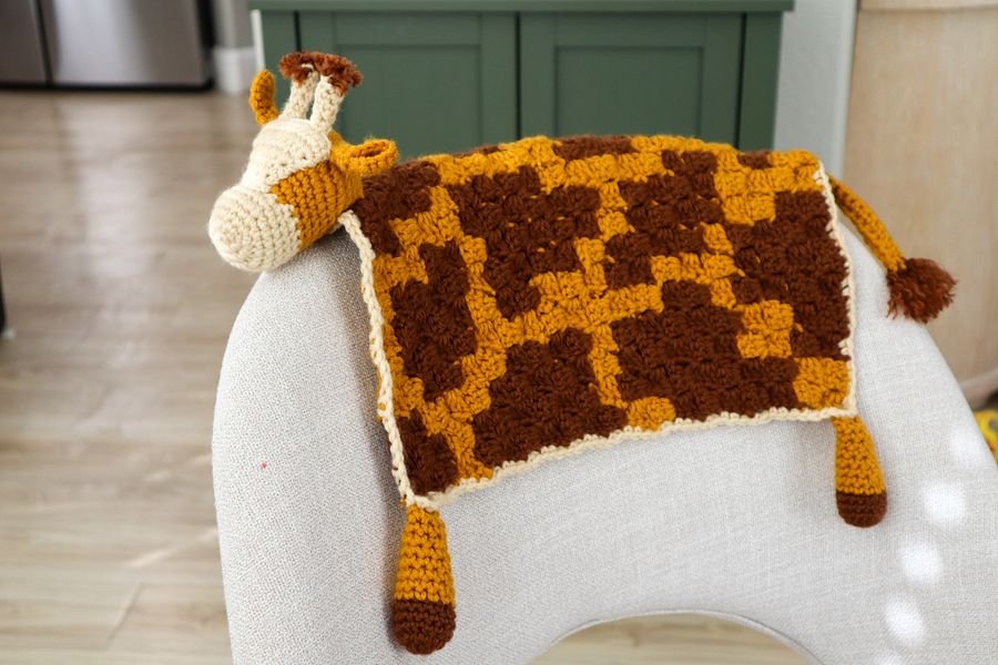 Jerry The Giraffe Lovey - Crochet Blanket Pattern product image (2)