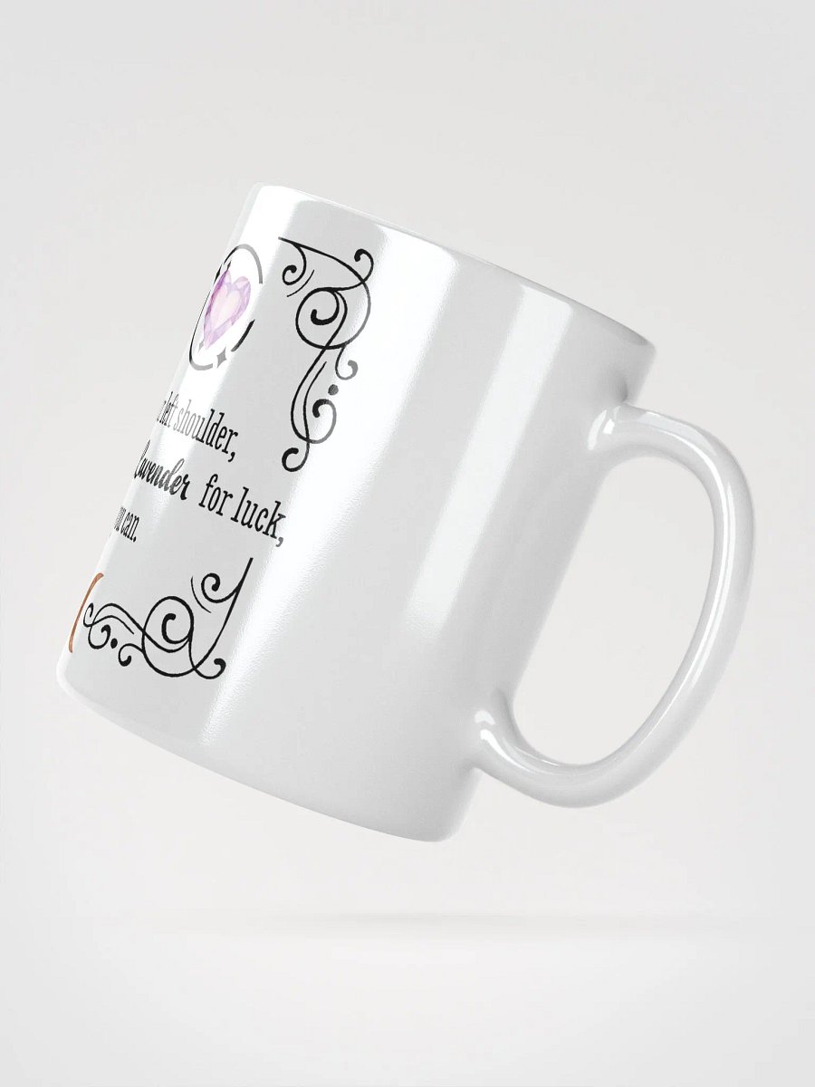 Rosemary, Lavender, and Love WHITE GLOSSY MUG - Witchy, Kitchen Witch, Magic Kitchen Gift product image (4)