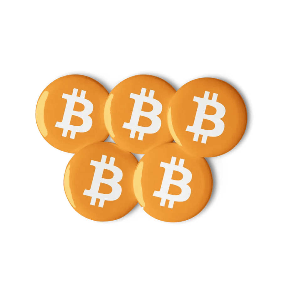 Stylish Bitcoin BTC Crypto Pin Badge, Cufflinks product image (11)